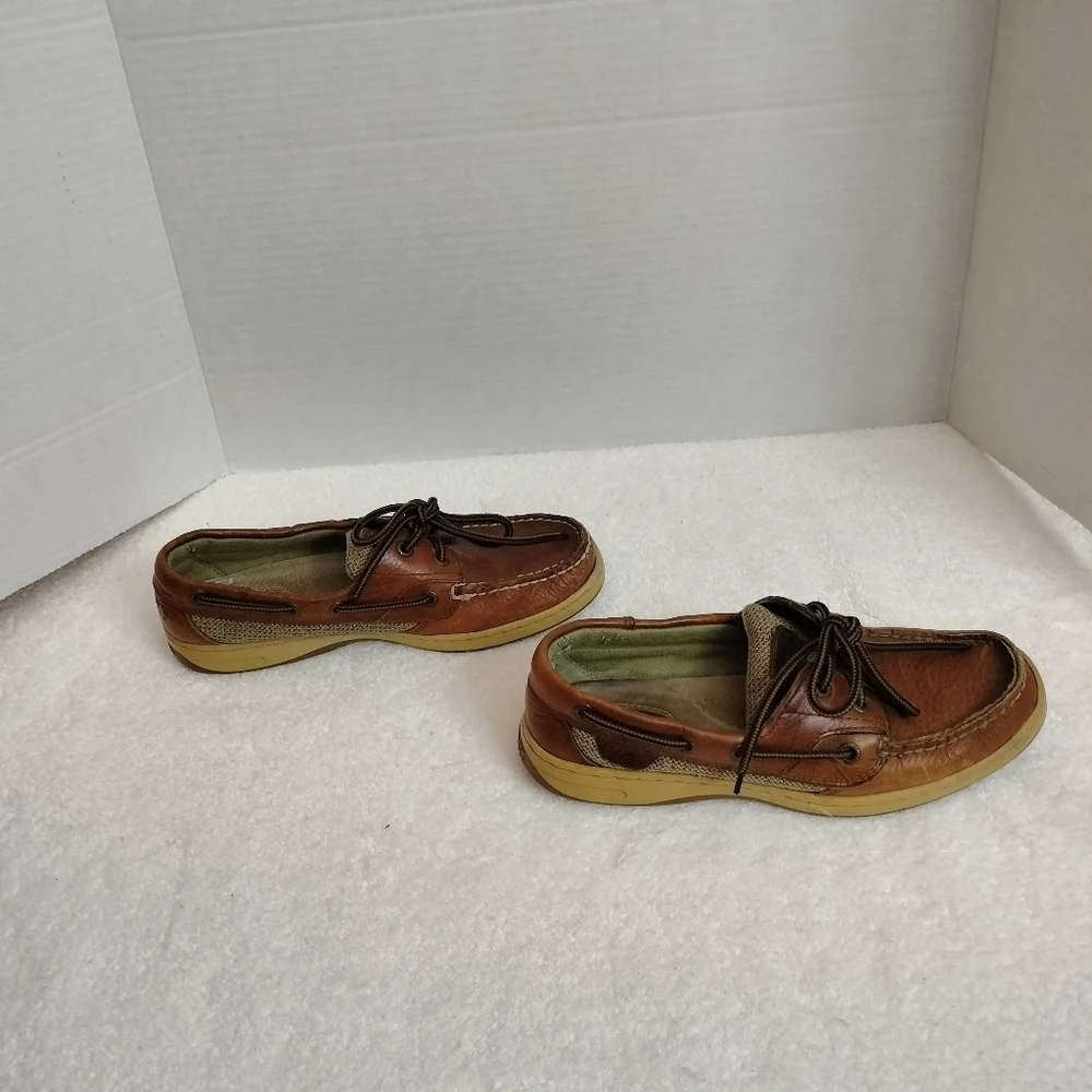 Sperry Kids Brown Moccasins